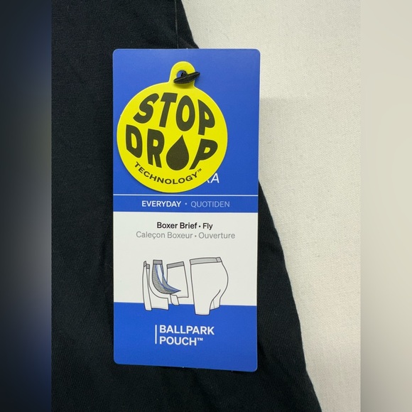 Saxx Black Ballpark Pouch Vibe Super Soft Boxer Briefs Mens Size Medium - Picture 6 of 6